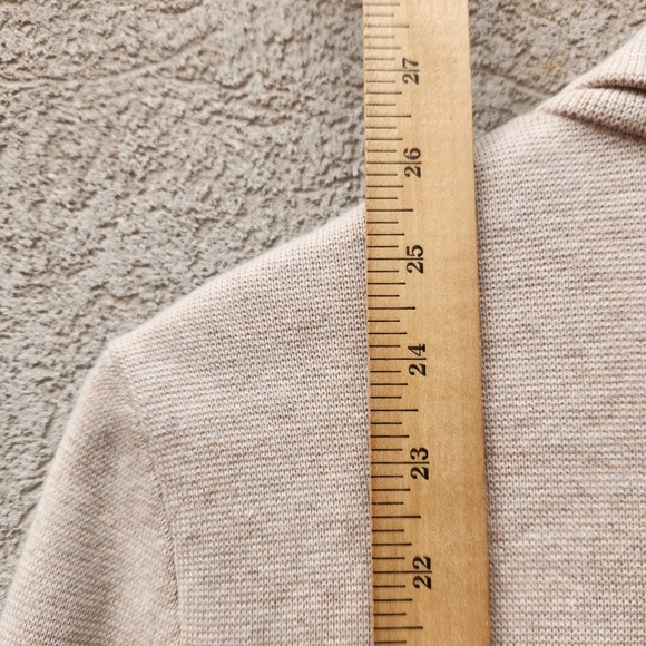 J. CREW Women's Sweater Blazer Extra Small Beige Preppy Academia Neutral - Picture 7 of 9